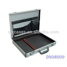 portable silver aluminum laptop case